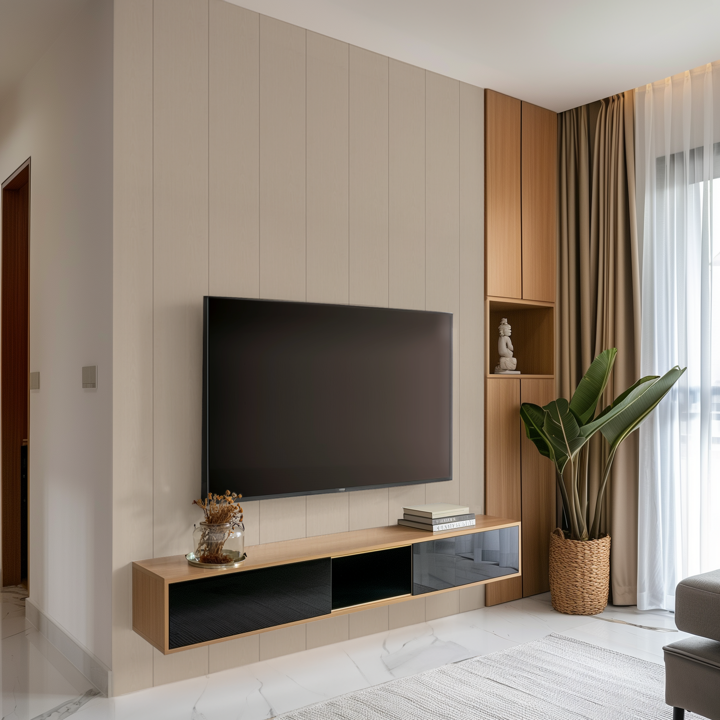 Minimalist  TV Unit (D/M/B/H)